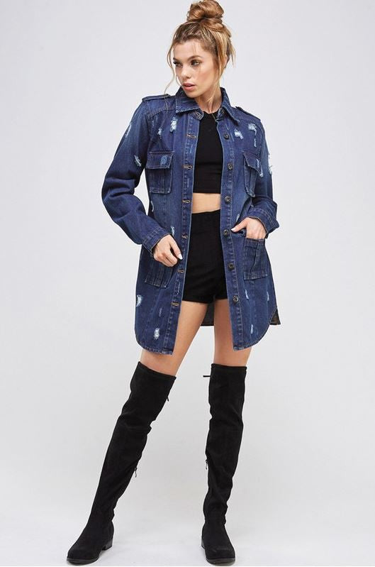 Medium Blue Denim Jacket