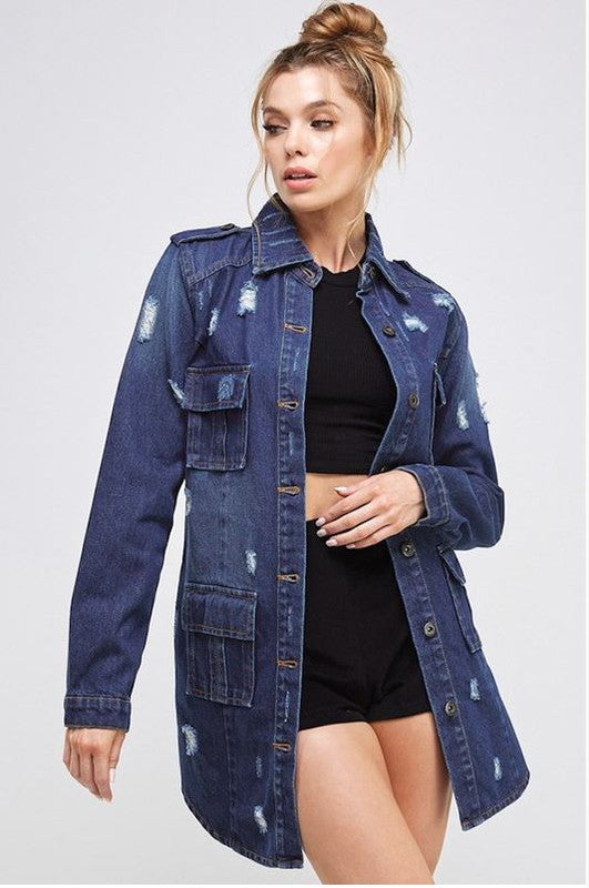 Medium Blue Denim Jacket