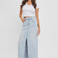 Basic Mid Waisted Maxi Skirt