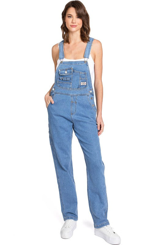 Just Jeans Classic Stretchy Medium Denim Overalls