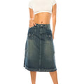 Denim Pocket Skirt