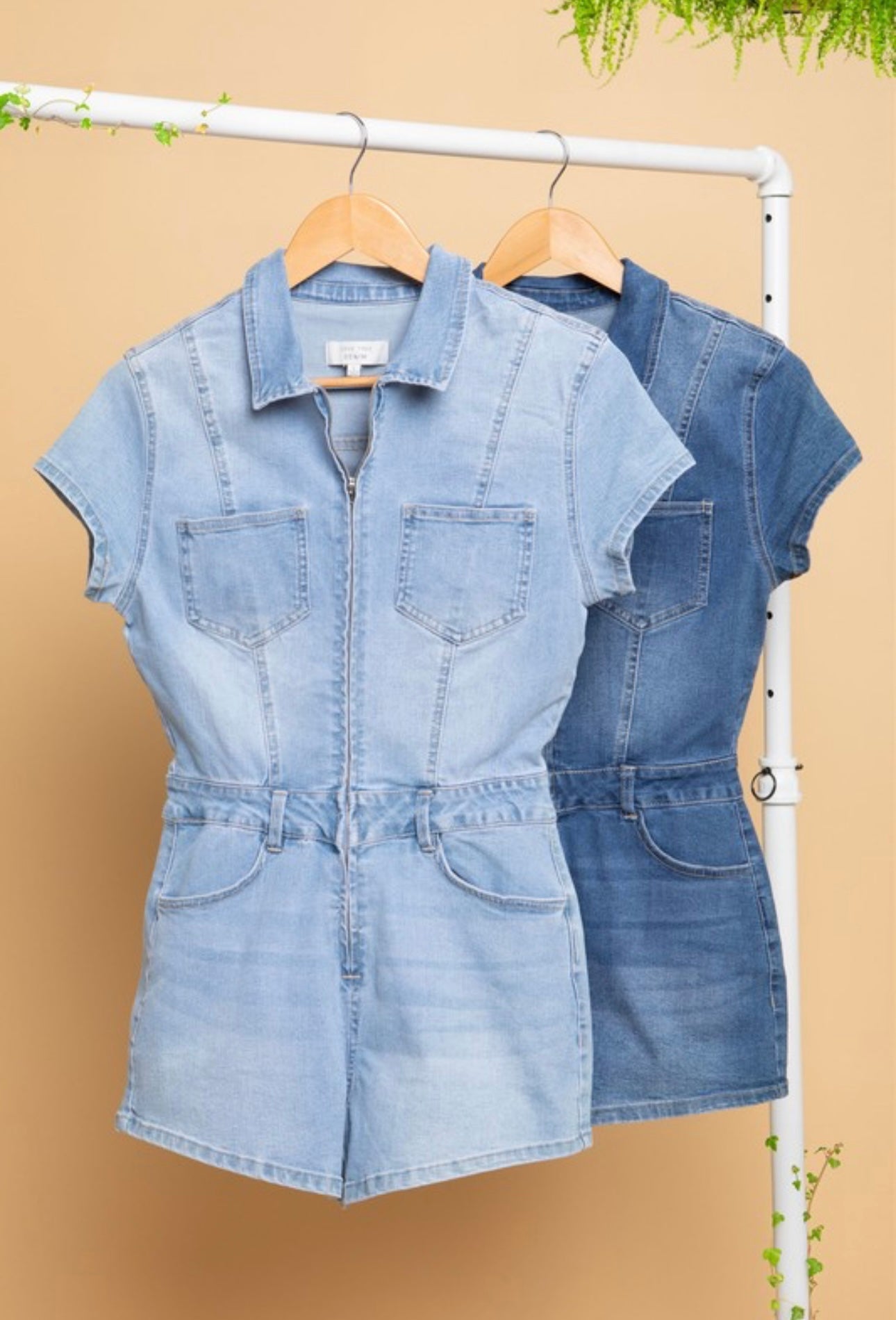 Blue Denim Just Jeans Romper