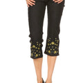 Just Jeans Embroidered Capri