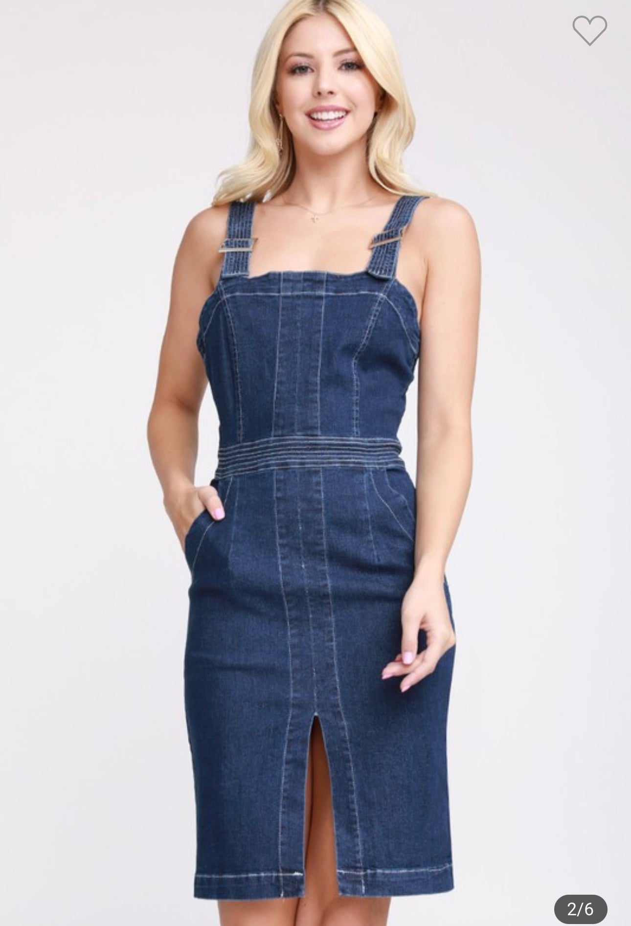 Dark Denim Blue Dress
