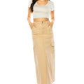 Sunrise Denim Cargo Skirt