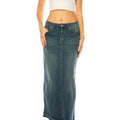 Long Indigo Maxi skirt