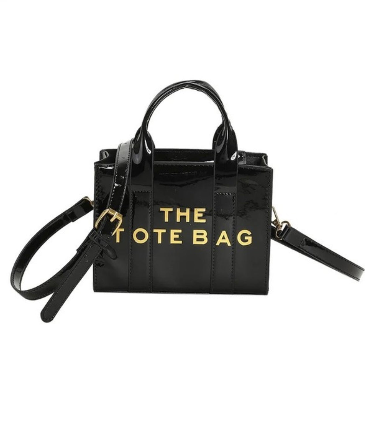 The Small Size Patent Leather Tote Bag