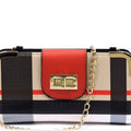 Just Jeans Red Check crossbody bag