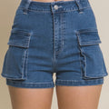 Short Pocket Denim Shorts