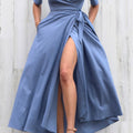 Denim Wrap Just Jeans Dress