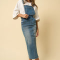 Denim Blue Overall long skirt