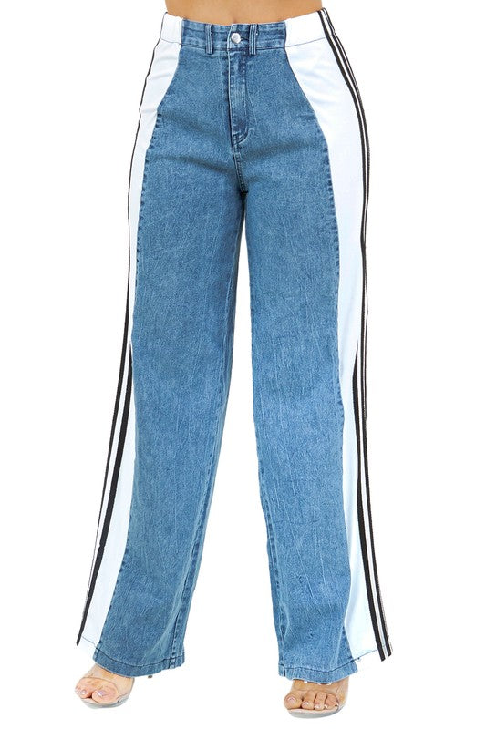 Women Fashion Casual Style Denim Pant
