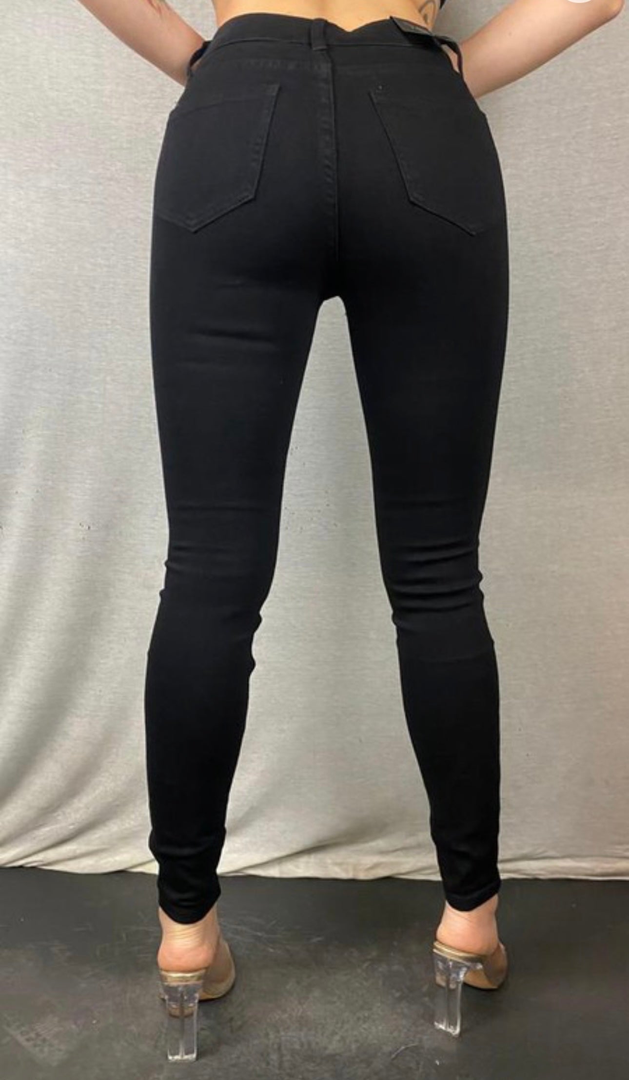 Classic Black Denim Skinny Jean