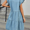 Faded Denim Dress