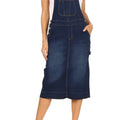 Dark Denim Overall Dress